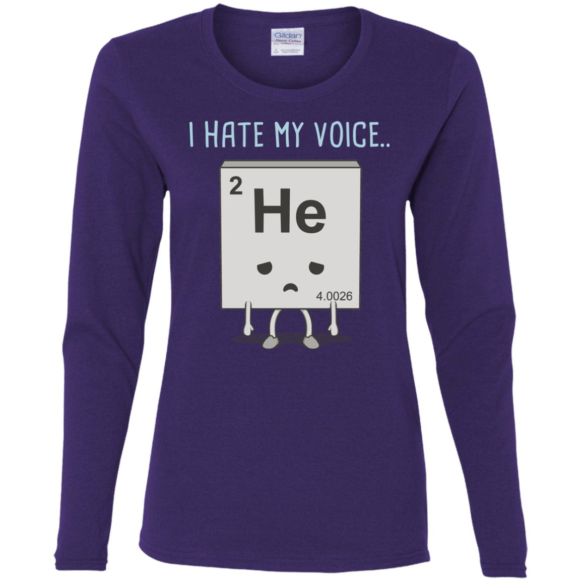T-Shirts Purple / S I Hate My Voice Women's Long Sleeve T-Shirt