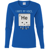 T-Shirts Royal / S I Hate My Voice Women's Long Sleeve T-Shirt