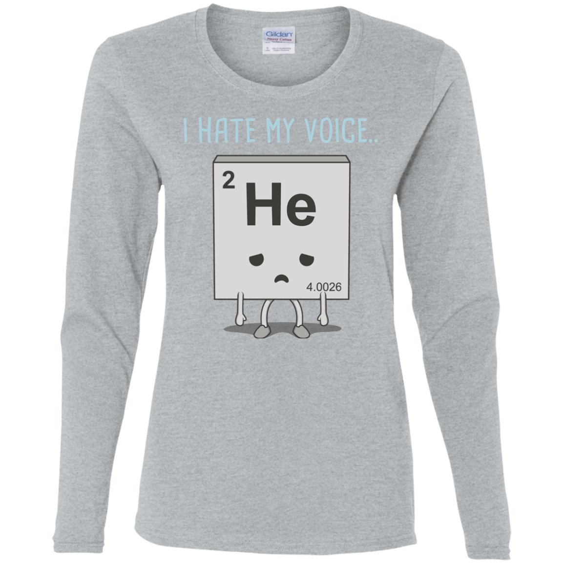 T-Shirts Sport Grey / S I Hate My Voice Women's Long Sleeve T-Shirt