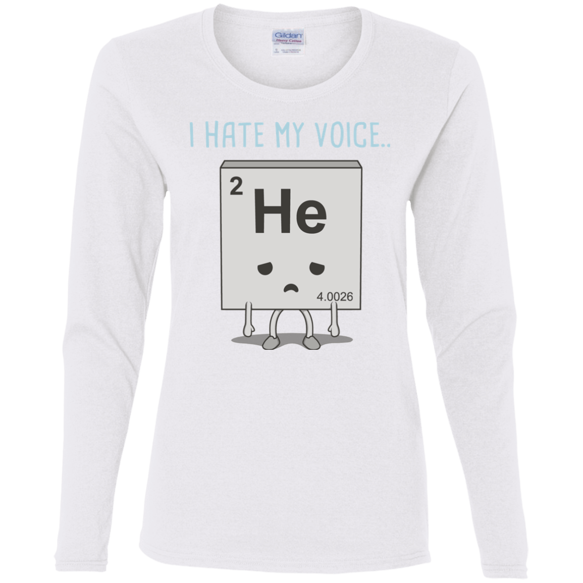 T-Shirts White / S I Hate My Voice Women's Long Sleeve T-Shirt