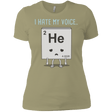 T-Shirts Light Olive / X-Small I Hate My Voice Women's Premium T-Shirt