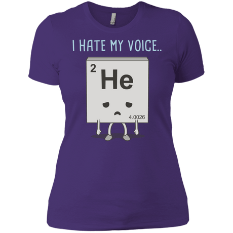 T-Shirts Purple Rush/ / X-Small I Hate My Voice Women's Premium T-Shirt