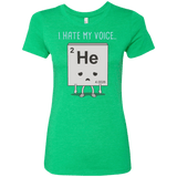 T-Shirts Envy / S I Hate My Voice Women's Triblend T-Shirt