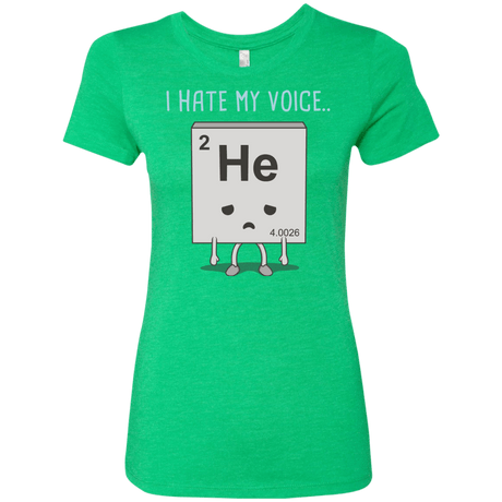 T-Shirts Envy / S I Hate My Voice Women's Triblend T-Shirt