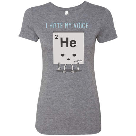 T-Shirts Premium Heather / S I Hate My Voice Women's Triblend T-Shirt