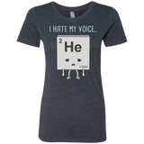 T-Shirts Vintage Navy / S I Hate My Voice Women's Triblend T-Shirt