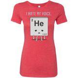 T-Shirts Vintage Red / S I Hate My Voice Women's Triblend T-Shirt
