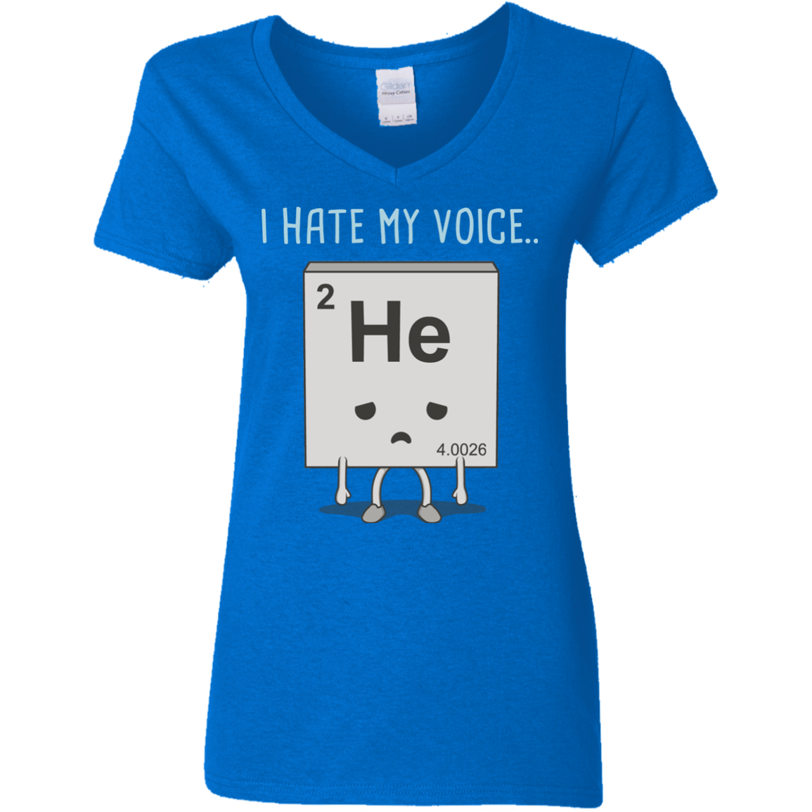 T-Shirts Royal / S I Hate My Voice Women's V-Neck T-Shirt