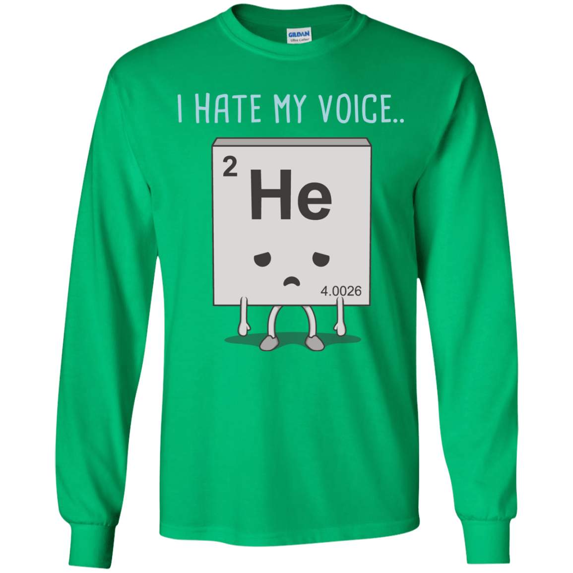 T-Shirts Irish Green / YS I Hate My Voice Youth Long Sleeve T-Shirt