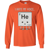 T-Shirts Orange / YS I Hate My Voice Youth Long Sleeve T-Shirt