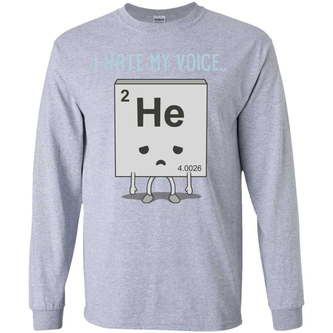 T-Shirts Sport Grey / YS I Hate My Voice Youth Long Sleeve T-Shirt