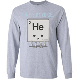 T-Shirts Sport Grey / YS I Hate My Voice Youth Long Sleeve T-Shirt