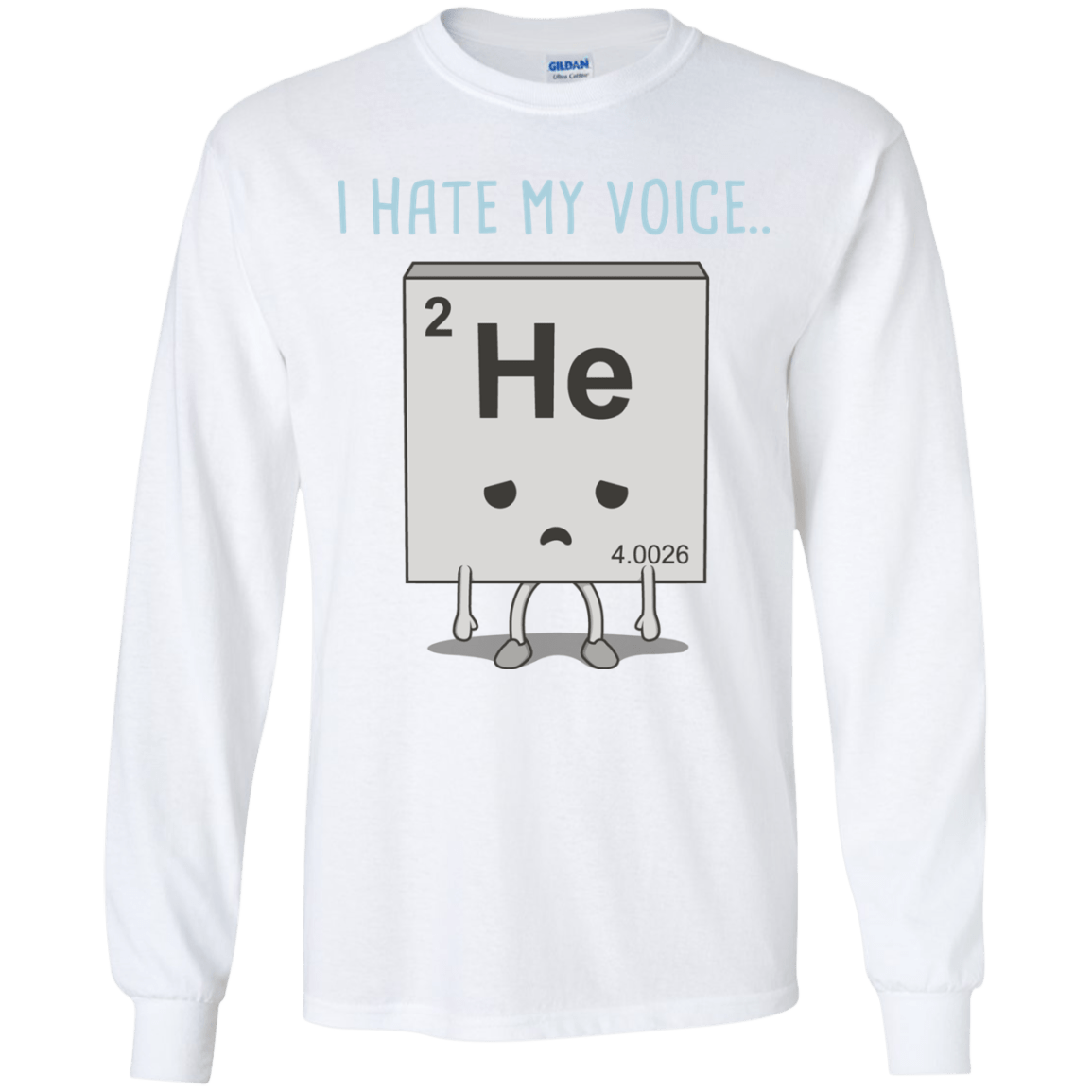 T-Shirts White / YS I Hate My Voice Youth Long Sleeve T-Shirt