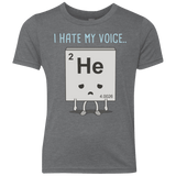 T-Shirts Premium Heather / YXS I Hate My Voice Youth Triblend T-Shirt