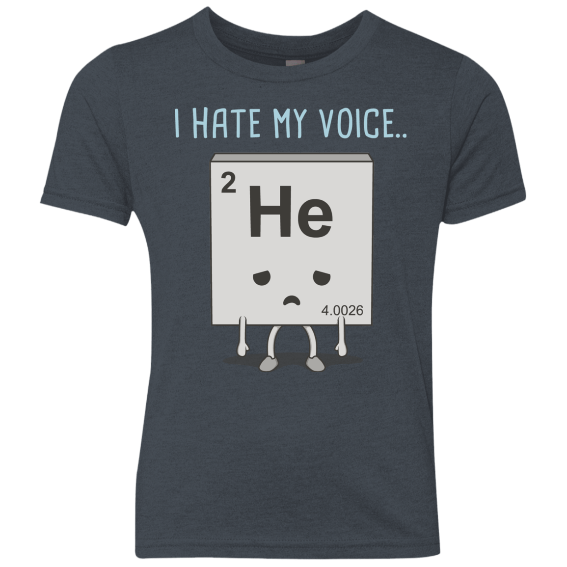 T-Shirts Vintage Navy / YXS I Hate My Voice Youth Triblend T-Shirt