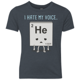 T-Shirts Vintage Navy / YXS I Hate My Voice Youth Triblend T-Shirt