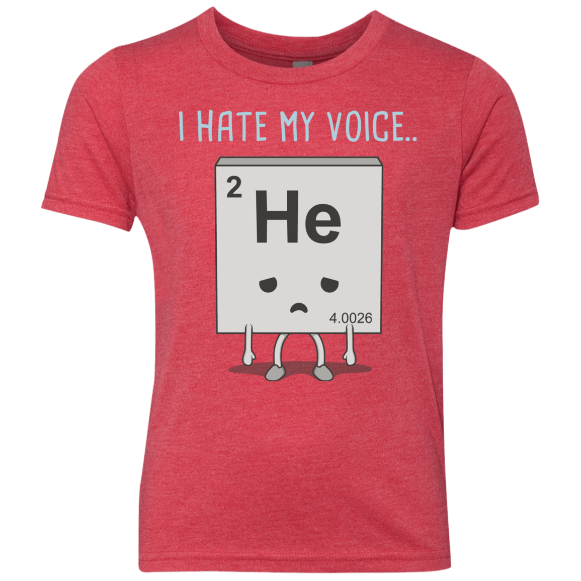 T-Shirts Vintage Red / YXS I Hate My Voice Youth Triblend T-Shirt