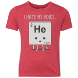T-Shirts Vintage Red / YXS I Hate My Voice Youth Triblend T-Shirt