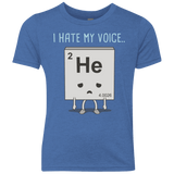 T-Shirts Vintage Royal / YXS I Hate My Voice Youth Triblend T-Shirt