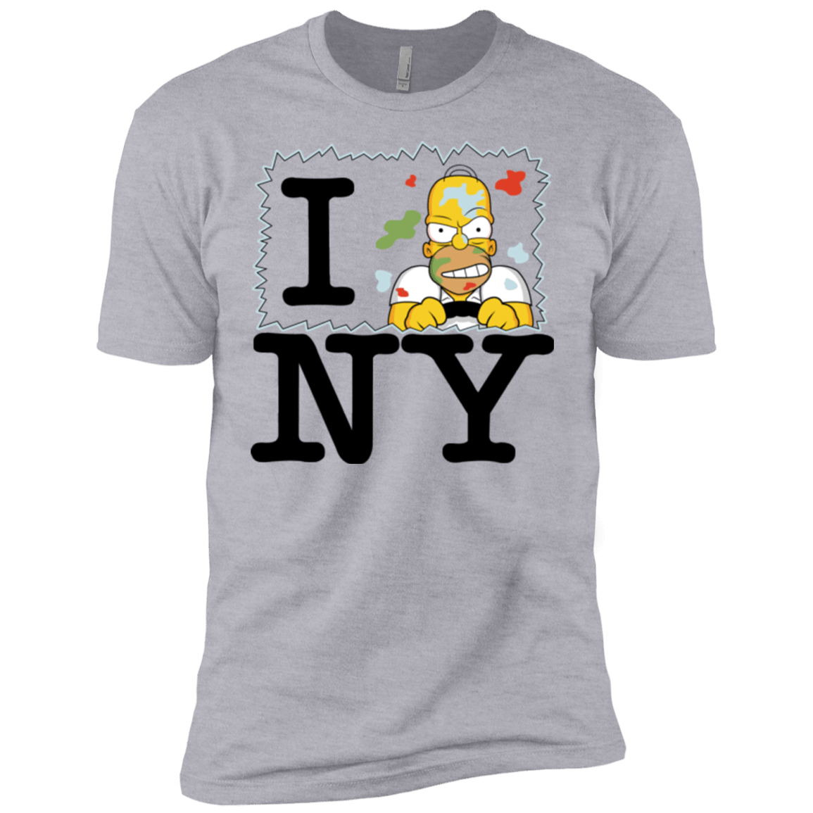 T-Shirts Heather Grey / YXS I Hate NY Boys Premium T-Shirt