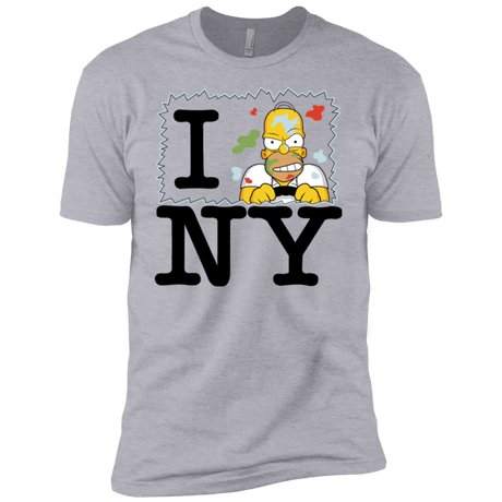 T-Shirts Heather Grey / YXS I Hate NY Boys Premium T-Shirt