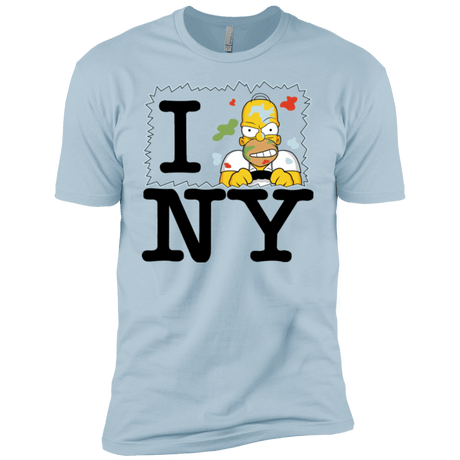 T-Shirts Light Blue / YXS I Hate NY Boys Premium T-Shirt
