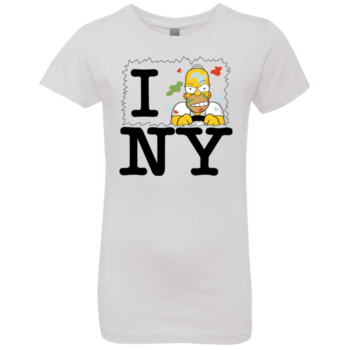 T-Shirts White / YXS I Hate NY Girls Premium T-Shirt