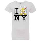 T-Shirts White / YXS I Hate NY Girls Premium T-Shirt