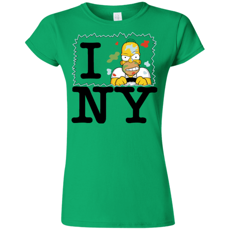 T-Shirts Irish Green / S I Hate NY Junior Slimmer-Fit T-Shirt