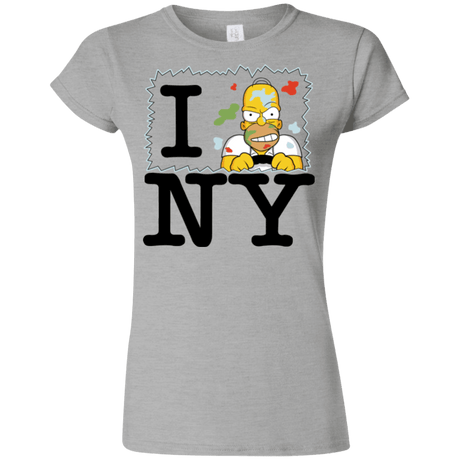 T-Shirts Sport Grey / S I Hate NY Junior Slimmer-Fit T-Shirt