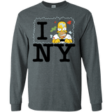 T-Shirts Dark Heather / S I Hate NY Men's Long Sleeve T-Shirt