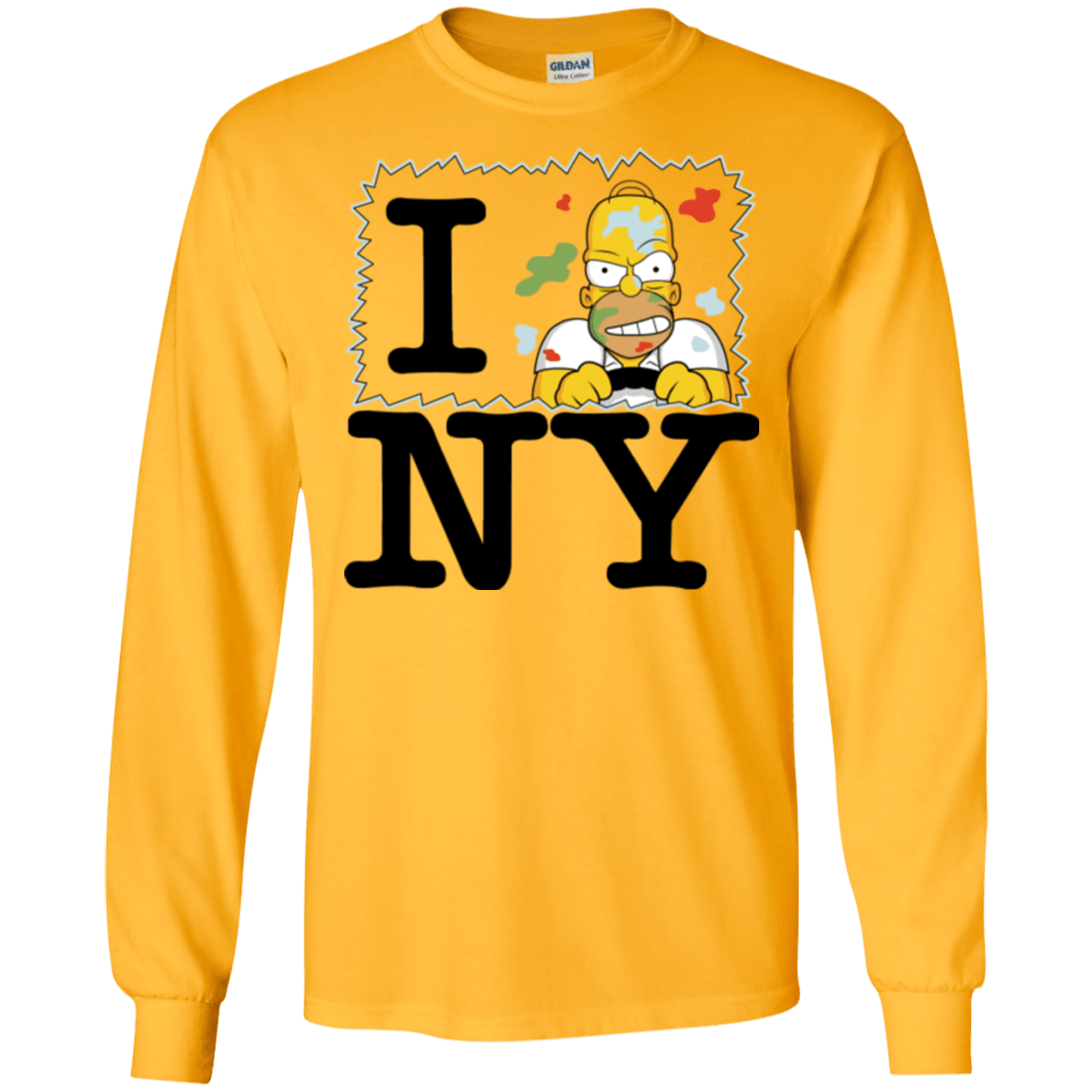 T-Shirts Gold / S I Hate NY Men's Long Sleeve T-Shirt