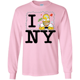 T-Shirts Light Pink / S I Hate NY Men's Long Sleeve T-Shirt