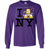 T-Shirts Purple / S I Hate NY Men's Long Sleeve T-Shirt