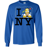 T-Shirts Royal / S I Hate NY Men's Long Sleeve T-Shirt