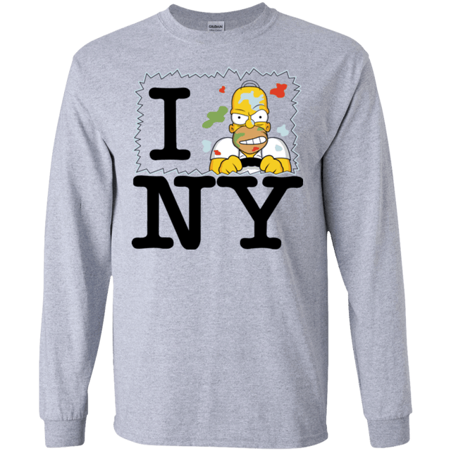 T-Shirts Sport Grey / S I Hate NY Men's Long Sleeve T-Shirt