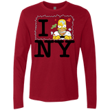 T-Shirts Cardinal / S I Hate NY Men's Premium Long Sleeve