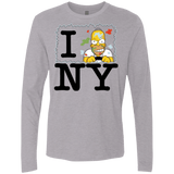 T-Shirts Heather Grey / S I Hate NY Men's Premium Long Sleeve