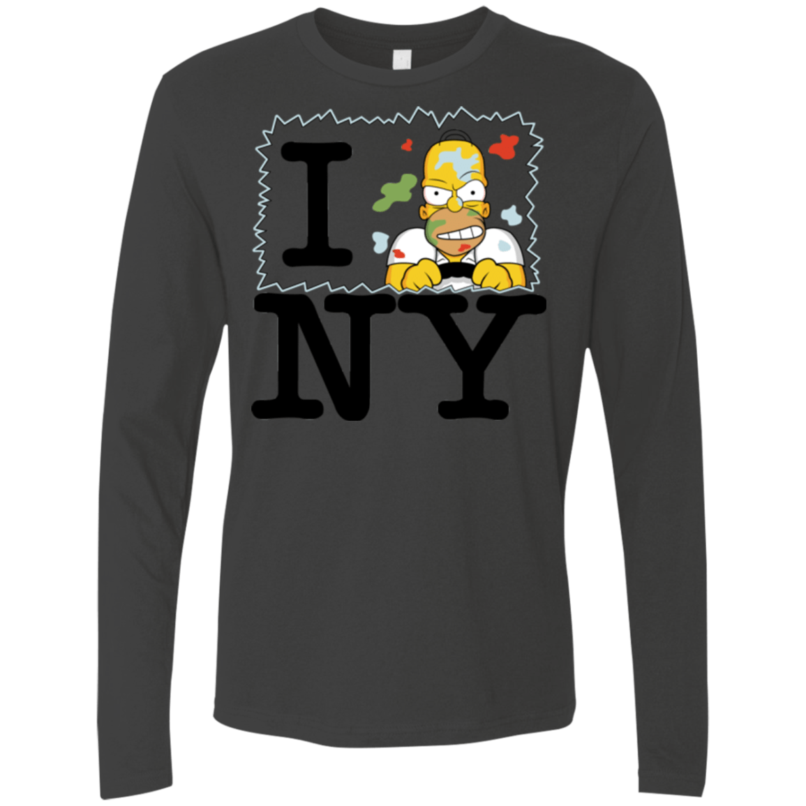 T-Shirts Heavy Metal / S I Hate NY Men's Premium Long Sleeve