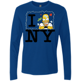 T-Shirts Royal / S I Hate NY Men's Premium Long Sleeve
