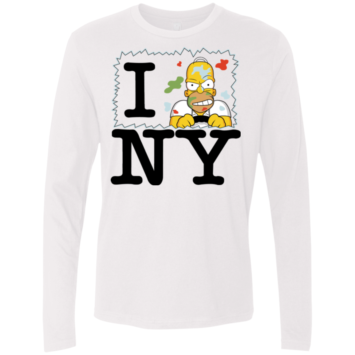 T-Shirts White / S I Hate NY Men's Premium Long Sleeve