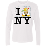 T-Shirts White / S I Hate NY Men's Premium Long Sleeve
