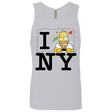 T-Shirts Heather Grey / S I Hate NY Men's Premium Tank Top