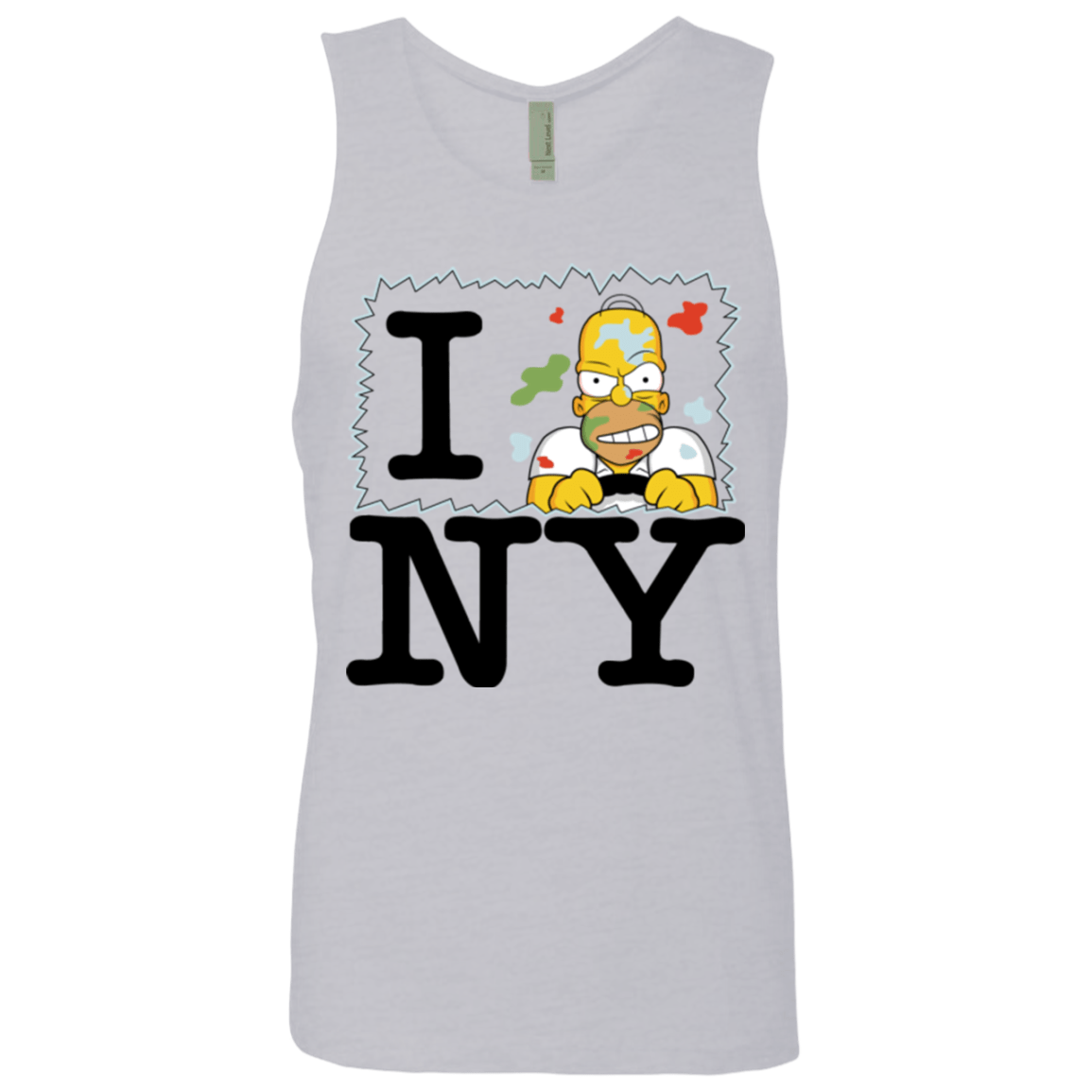 T-Shirts Heather Grey / S I Hate NY Men's Premium Tank Top