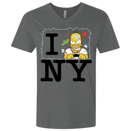 T-Shirts Heavy Metal / X-Small I Hate NY Men's Premium V-Neck