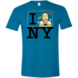 T-Shirts Antique Sapphire / S I Hate NY Men's Semi-Fitted Softstyle