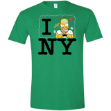 T-Shirts Heather Irish Green / S I Hate NY Men's Semi-Fitted Softstyle
