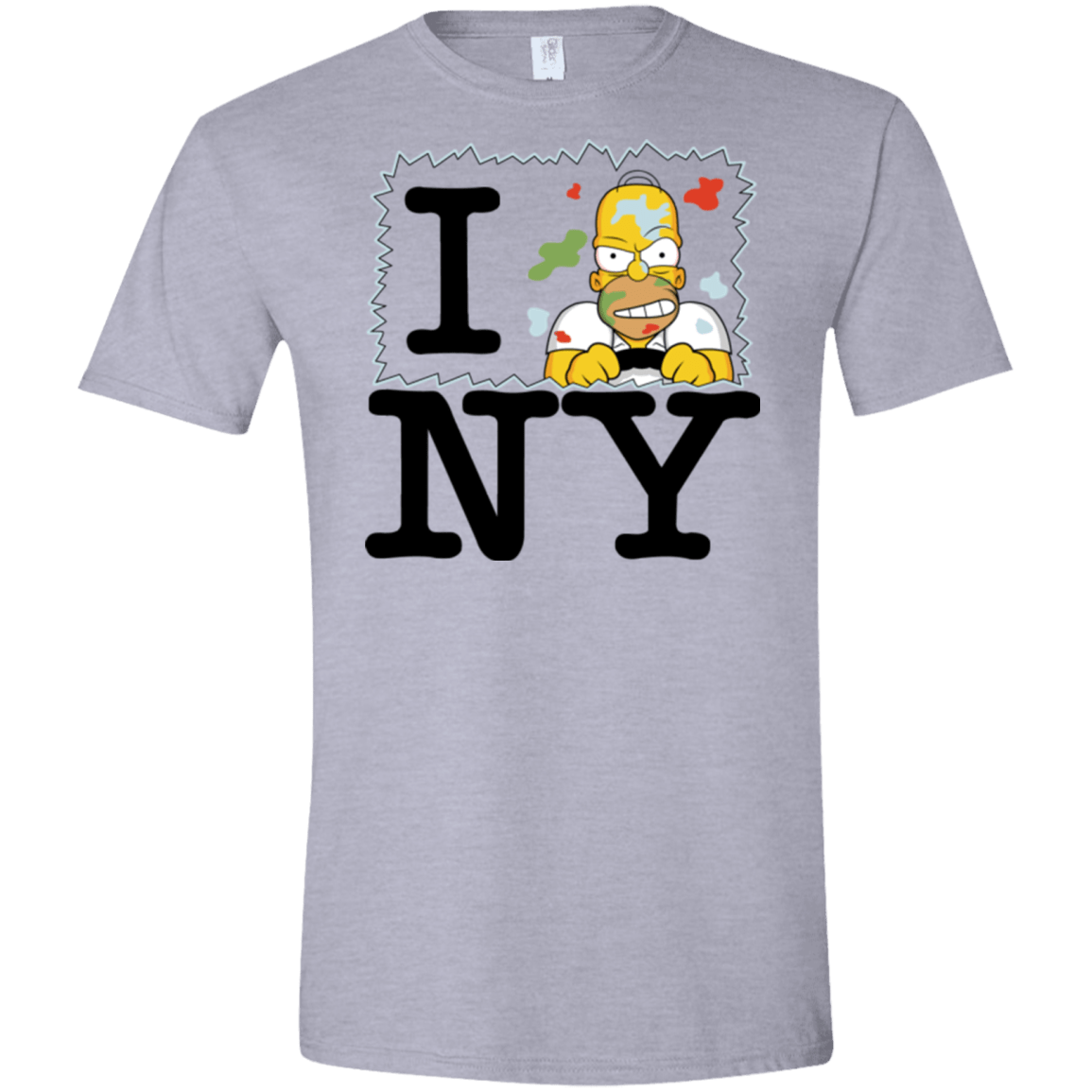 T-Shirts Sport Grey / X-Small I Hate NY Men's Semi-Fitted Softstyle