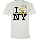 T-Shirts White / X-Small I Hate NY Men's Semi-Fitted Softstyle