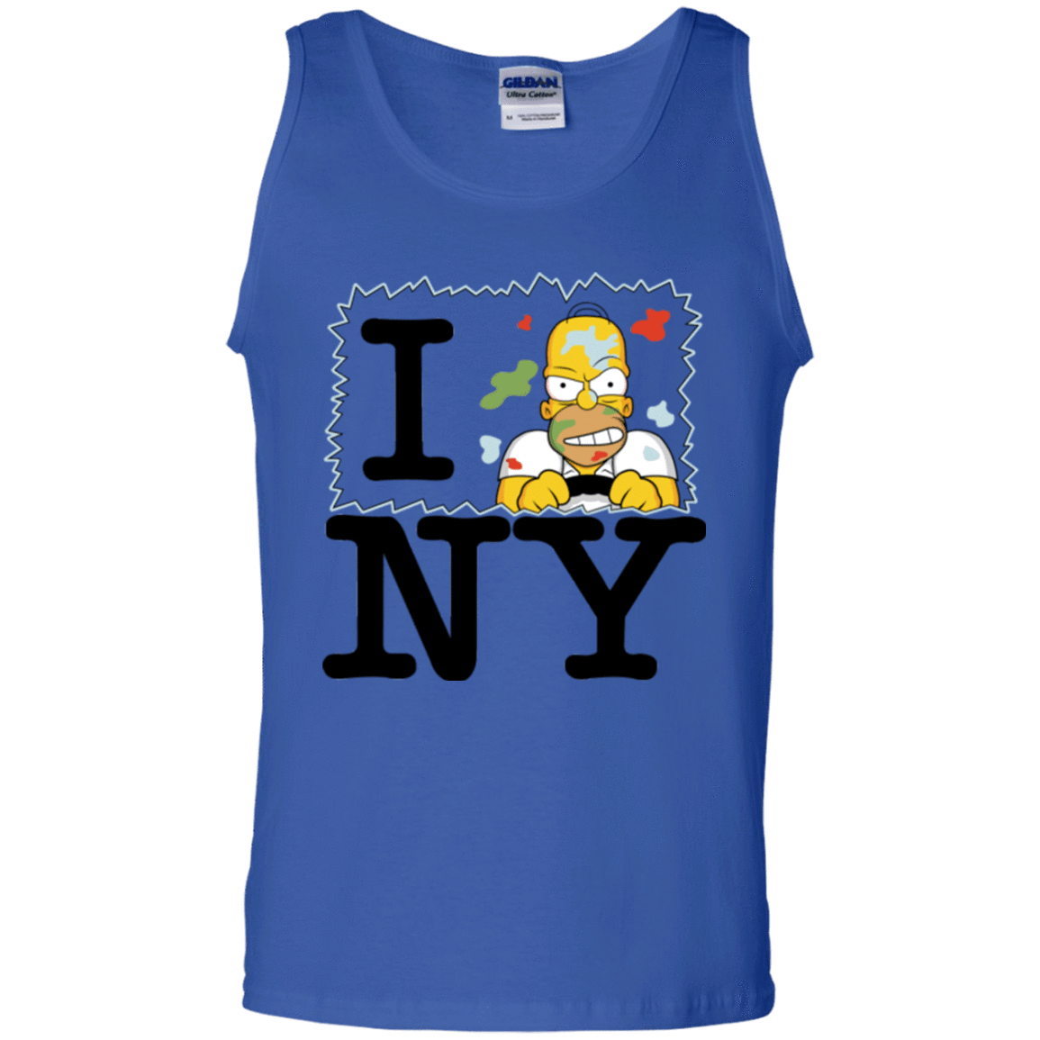 T-Shirts Royal / S I Hate NY Men's Tank Top